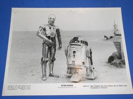 Star Wars Promo Movie Photo #SW-K-3 Vintage 1977 8 X 10 Black White C3P0... - £31.84 GBP