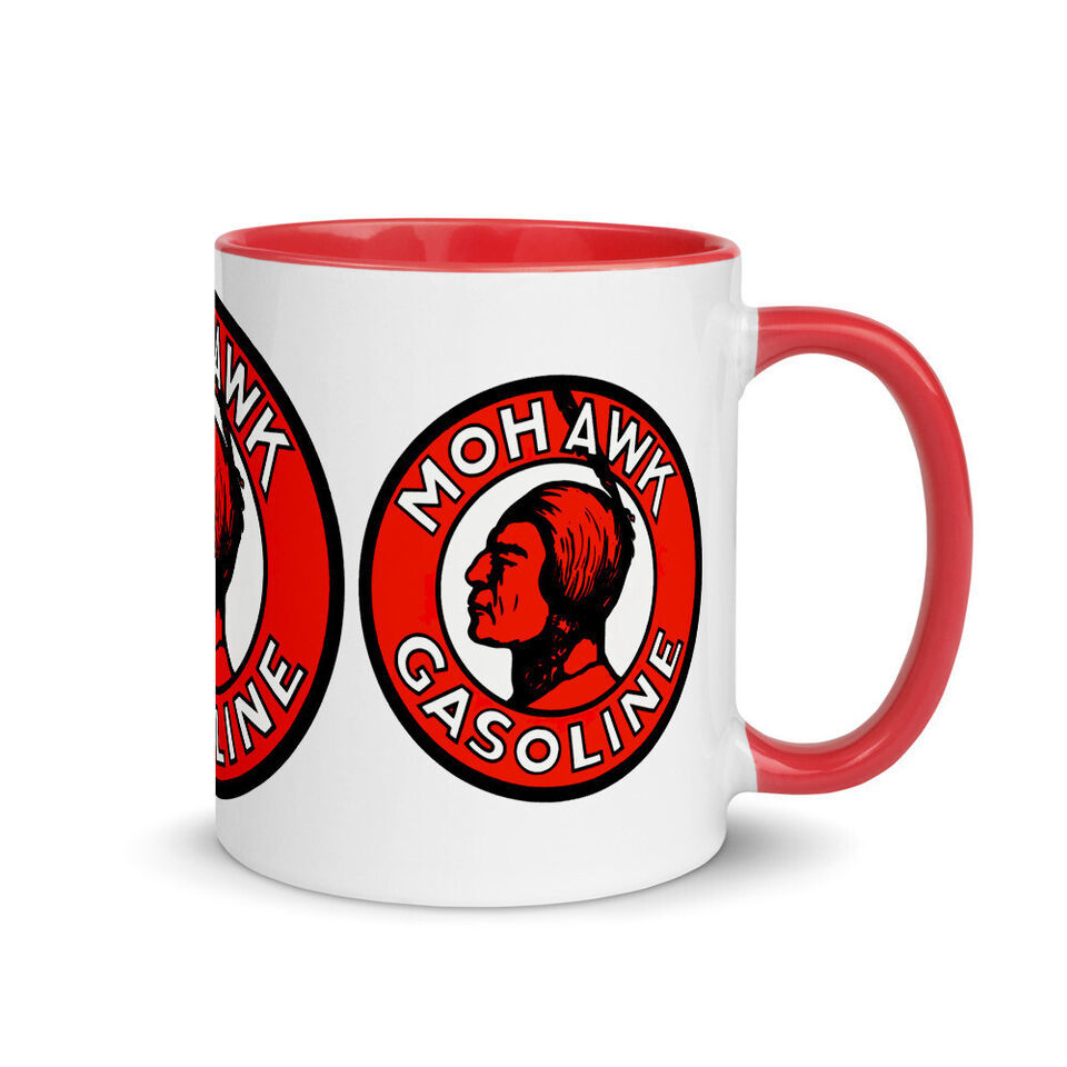 1930s / 1940s / 1950s Mohawk Gasoline Logo Retro Beverage Mug (4 Color C... - $18.99