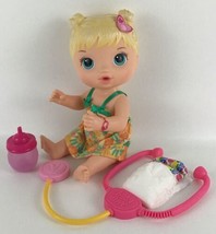 Baby Alive Better Now Bailey Doll Doctor CheckUp Blonde Hasbro Drink Wet... - $34.60