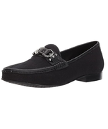 Donald J Pliner Women&#39;s Suzy Loafer Flat, Black Canavas,Size US 8 M, MSR... - £55.91 GBP