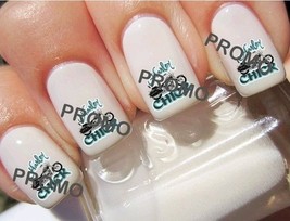 Teal Green Harley Chick Harley Chic Motorcycle Salon Quality Nail Art De... - $174.10 MXN