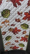&quot;&quot;ACORNS &amp; LEAVES ON QUILTED IVORY BACKGROUND - TABLE RUNNER&quot;&quot; - $8.89