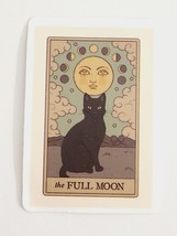 The Full Moon Cat with Moon Multicolor Sticker Decal Card Theme Embellishment - £1.83 GBP