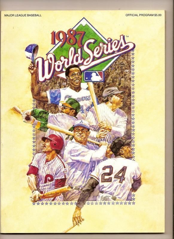 1987 World Series Program Cardinals Twins - $34.95