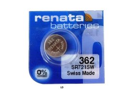 Renata Batteries 362 Button Cell Watch Battery (5 Pack) - £4.86 GBP