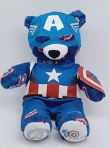 RARE Captain America Build a Bear Blue RED CLEAN  - £26.73 GBP