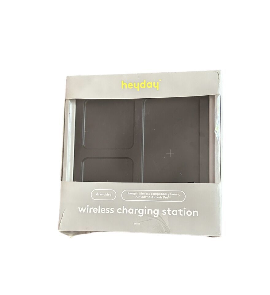 Heyday 10W Qi Wireless Charging Station Phone &amp; Qi Compatible Device Black - $13.10