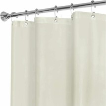 Maytex 10-Gauge Super Heavy Weight Shower Curtain Liner Beige PVC Gromme... - £25.11 GBP