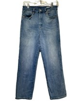 BlankNYC Women&#39;s Size 28 The Baxter Ribcage Straight Leg High Rise Blue ... - $27.71