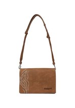 Desigual Women Bag - Fashion Designer Brown Shoulder Bag Handbag Elegant... - $1,488.88 MXN