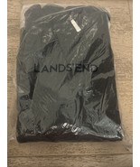 NWT Lands&#39; End Men&#39;s Solid Charcoal Bedford Cotton Quarter Zip Sweater S... - $22.00