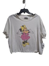 Disney Parks Minnie Mouse Graphic Crop Top Short Sleeve Women&#39;s Size 1X NWT - £17.40 GBP