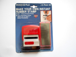 Cosco 2000 Plus Instant Rubber Stamp #3 Print Kit - £7.95 GBP
