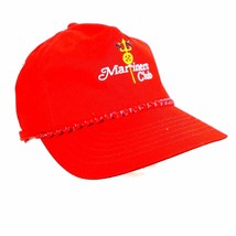 Newport News Mariner&#39;s Club Cap Hat Red Unique Slide Adjuster That Hat Youngan - £7.41 GBP