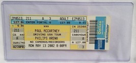 PAUL McCARTNEY - VINTAGE 2002 UNUSED WHOLE FULL CONCERT TICKET - $15.00