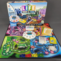 The Game of Life Twists and Turns Board 2007 Milton Bradley Electronic C... - $28.98