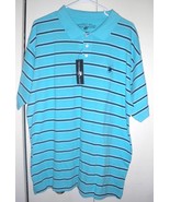 Mens Beverly Hills POLO CLUB  Blue polo top Large  NWT - £12.48 GBP