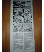 Gillette Razor Blades Fire At Sea Cartoon Print Magazine Advertisement 1947 - €6,04 EUR