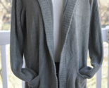 Barefoot Dreams CozyChic Lite Relaxed Hooded Cardi with Pockets Green Si... - $49.99