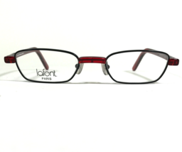 Jean Lafont FONCTION 114 Eyeglasses Frames Black Red Rectangular 46-19-142 - £88.08 GBP