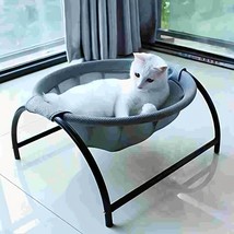 Cat Bed Pet Hammock Bed Free-Standing Sleeping Bed Pet Supplies Whole Wash Stabl - £31.11 GBP