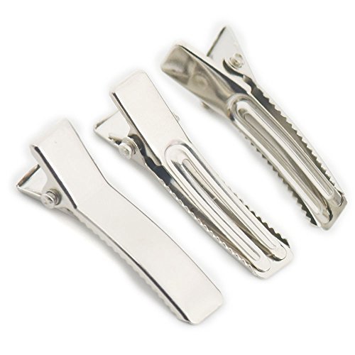 50 Pcs 35mm 1 3/8&quot; Square Alligator Teeth Hair Clips Clip Prong Womens B... - $5.44