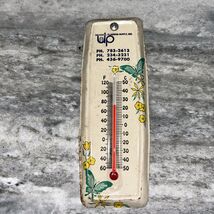 Vintage METAL THERMOMETER ADVERTISING Universal Plumbing - €21,31 EUR