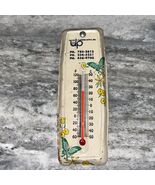 Vintage METAL THERMOMETER ADVERTISING Universal Plumbing - $34.54 CAD