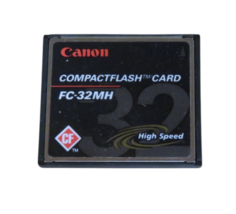 Canon Compact Flash CARD FC-32MH High Speed Memory Card w/ Case - $14.80