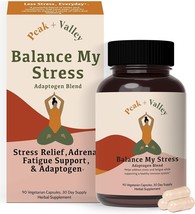 Peak + Valley - Stress Relief Supplement for a Natural Mood Stabilizer - 90ct - £12.77 GBP