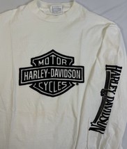 Vintage Harley Davidson T Shirt Single Stitch Biker Trucker Long Sleeve USA 80s - $99.99