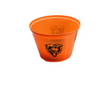Chicago Bears  Plastic Orange Ice Bucket 6 Inches Tall 9 Inches Diameter - $25.15
