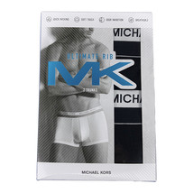 Nwt 2 Pack Michael Kors Msrp $39.99 Lux Touch Mens Black Trunks Underwear Size S - £17.98 GBP