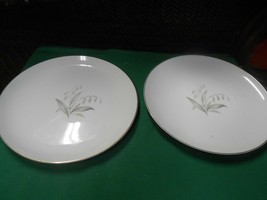 Beautiful KAYSONS  China &quot;Golden Rhapsody&quot; 1961  Set of 2 DINNER Plates - £9.80 GBP