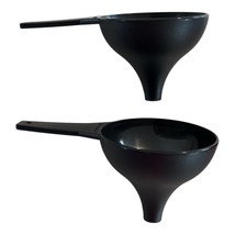 2 Tupperware Large Funnels Fill Oil Bottles, Shakers Rice Black Hershey ... - $14.65