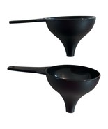 2 Tupperware Large Funnels Fill Oil Bottles, Shakers Rice Black Hershey ... - $19.99 CAD