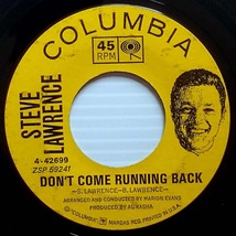 Steve Lawrence - Don&#39;t Be Afraid, Little Darlin&#39; / Don&#39;t Come Running Back [7&quot;] - £1.79 GBP