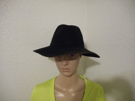 Women&#39;s Mixit Panama Hat Black Wool NEW - £13.39 GBP