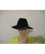 Women&#39;s Mixit Panama Hat Black Wool NEW - £13.35 GBP