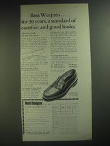 1974 Norm Thompson Bass Weejuns Shoes Ad - A standard of Comfort - £14.46 GBP