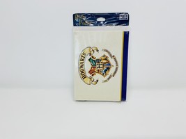 Vintage Harry Potter Invitations &amp; Envelopes 8 Count Hogwarts Banne 2000 - £7.45 GBP