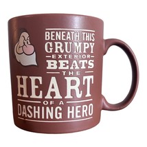 Walt Disney GRUMPY Dwarf Large Coffee Mug Cup Beats The Heart Dashing He... - £10.12 GBP