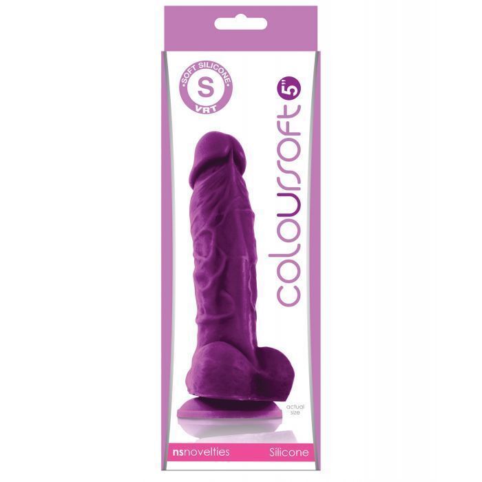 ColourSoft 5&quot; Silicone Soft Dildo - $25.50