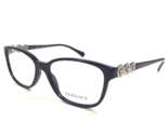 Versace Eyeglasses Frames MOD.3181-B 5064 Purple Silver Crystals 53-15-140 - $121.33