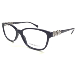 Versace Eyeglasses Frames MOD.3181-B 5064 Purple Silver Crystals 53-15-140 - £95.44 GBP