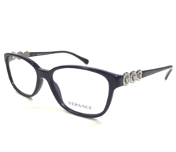 Versace Eyeglasses Frames MOD.3181-B 5064 Purple Silver Crystals 53-15-140 - £95.19 GBP