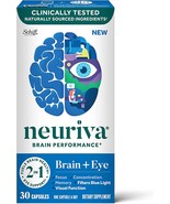 NEURIVA BRAIN + EYE 30 CAPSULES 03/2027 BRAND NEW - $368.87 MXN
