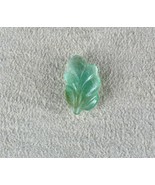 Natural Colombian Emerald Carved Leaf 6.06 Carats Gemstone Ring Pendant ... - £243.75 GBP