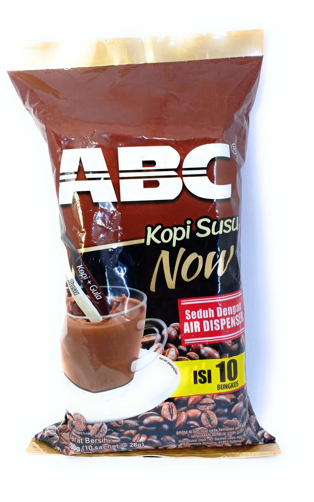 Kopi ABC Susu Now (Instant Coffee)10-ct, 280 Gram - $42.70