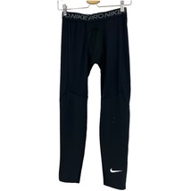 Nike athletic tights XL big kids black dri-fit compression work out pants - £15.50 GBP
